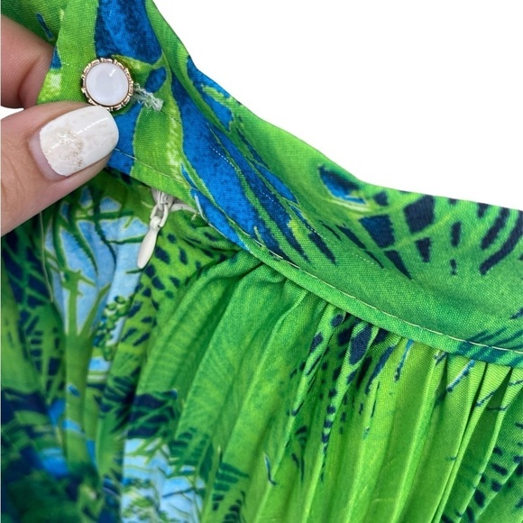 Tropical 2pc Skirt & Top w Lace Trim - Picture 4 of 4